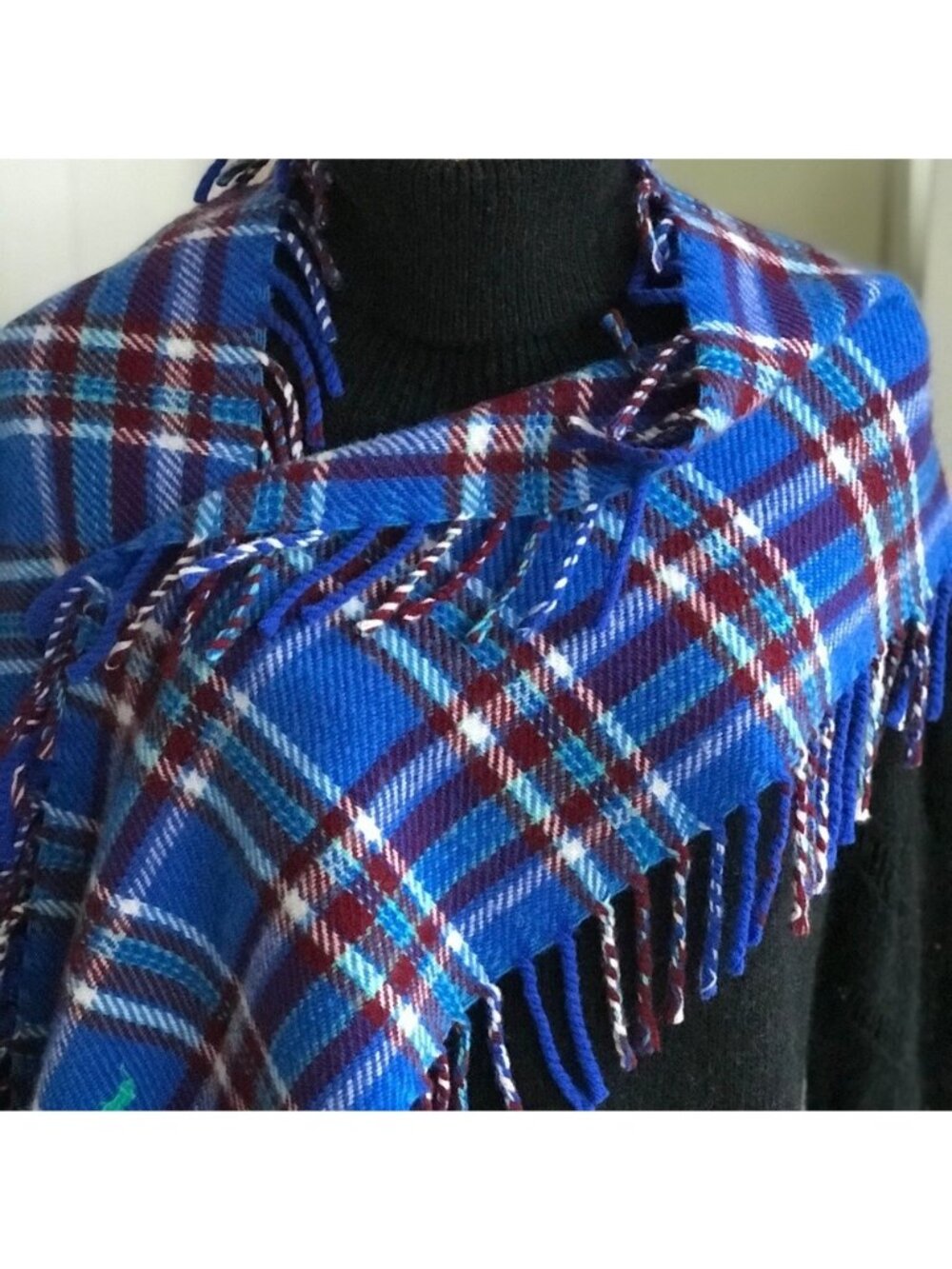 POLO Ralph Lauren Merino Reversible Wool Scarf 58”x14”